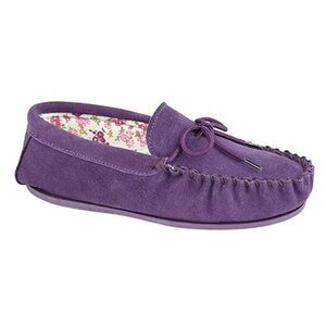 Mokkers Womens/Ladies Lily Slip On Slippers / Purple